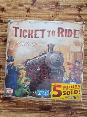 Ticket to Ride Board Game Standard Edition Days of Wonder New Sealed Kids 8+